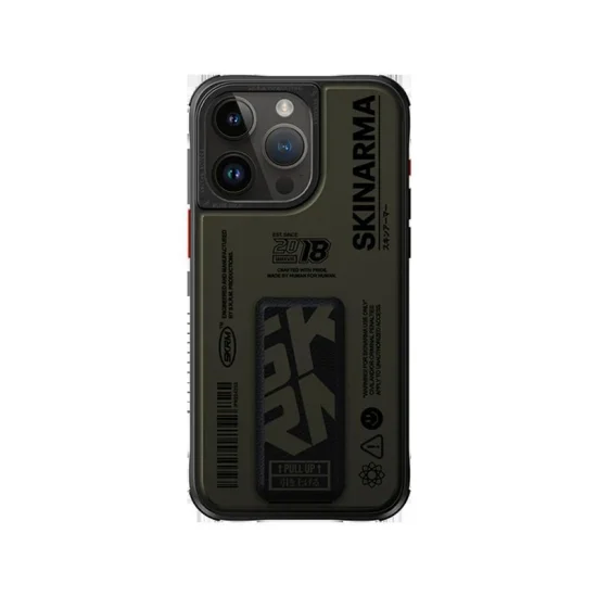 Cover Iphone 15 Pro Spunk Skinarma - Pewter Green